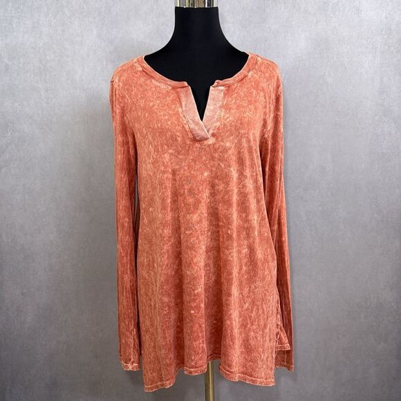 Rust Dyed Oversized LS Top - Picture 5 of 5